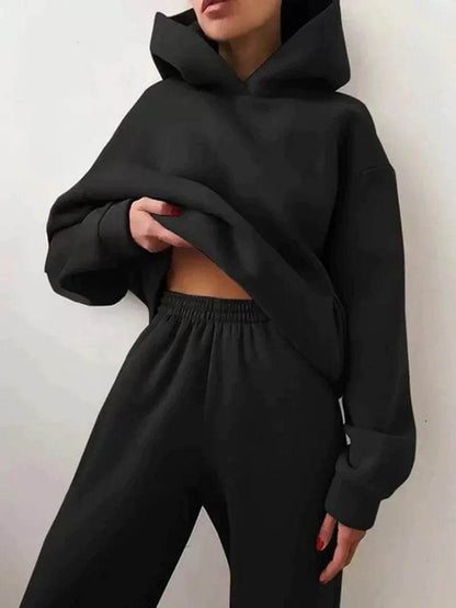 Two-Piece Tracksuit Set - FASHIST