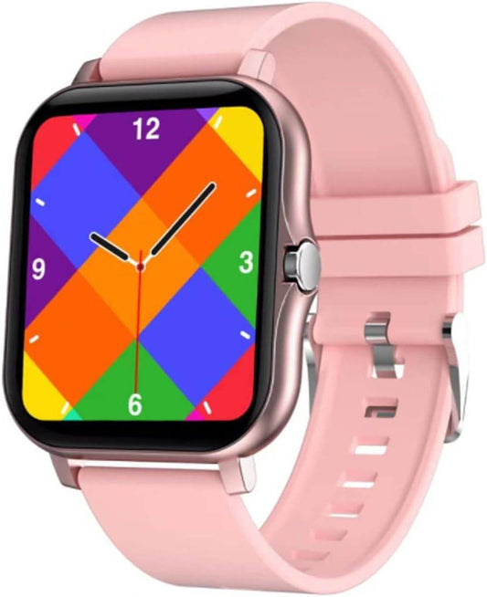 Smart Fitness Tracker Watch for Android/Ios - IP68, Heart Rate/Blood Oxygen/Sleep Monitoring, 8 Sports Modes, Breath Training, Weather Updates - 1.69-Inch Display for Men and Women (Rose Gold) - FASHIST