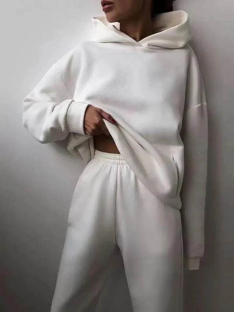Two-Piece Tracksuit Set - FASHIST