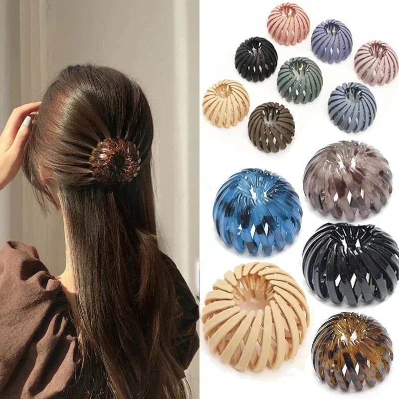 Bird Nest Shaped Ponytail Hair Clip – Magic Lazy Braider Hairpin for Women - FASHIST