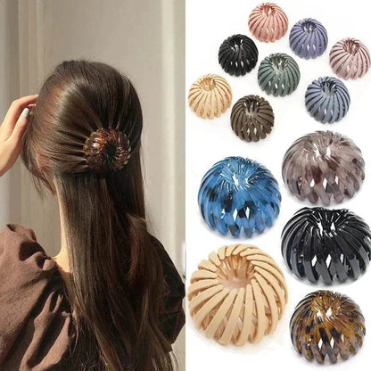 Bird Nest Shaped Ponytail Hair Clip – Magic Lazy Braider Hairpin for Women - FASHIST