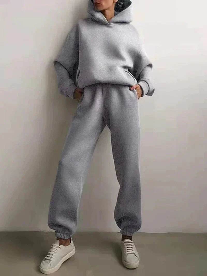 Two-Piece Tracksuit Set - FASHIST